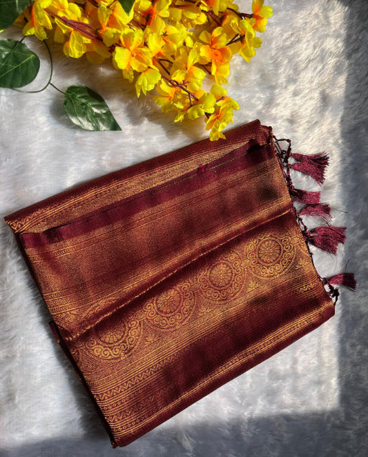 Purple Soft Silk Saree