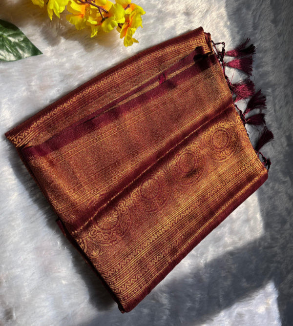 Purple Soft Silk Saree