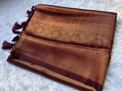 Purple Soft Silk Saree
